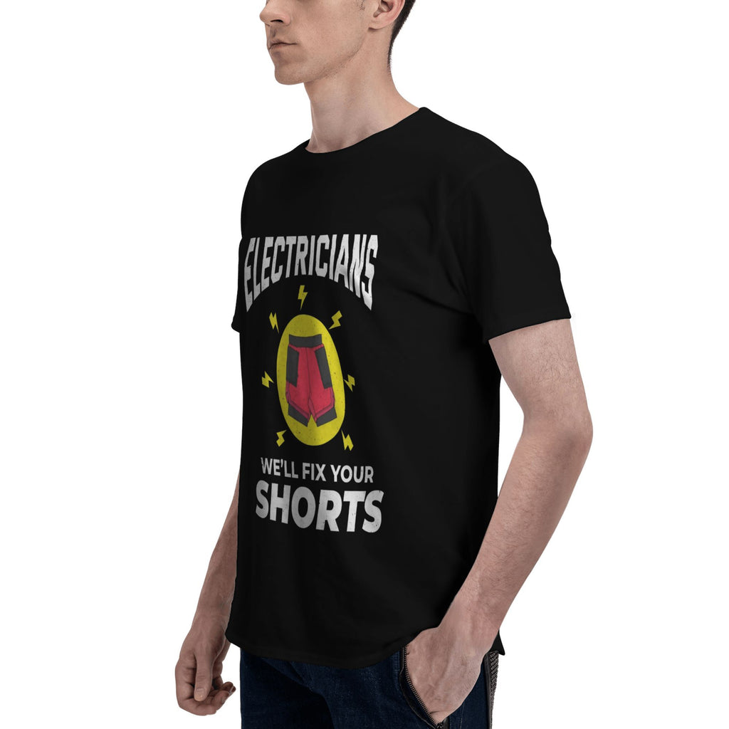 Yellow red shorts BLEACHERMAN T-shirt