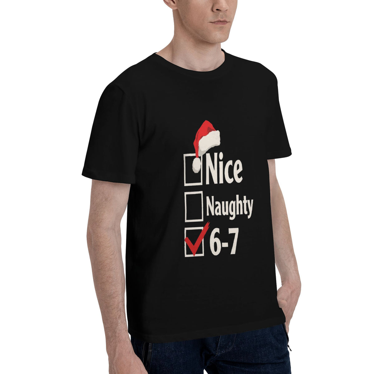 Nice Naughty 677 Santa Logo T-shirt