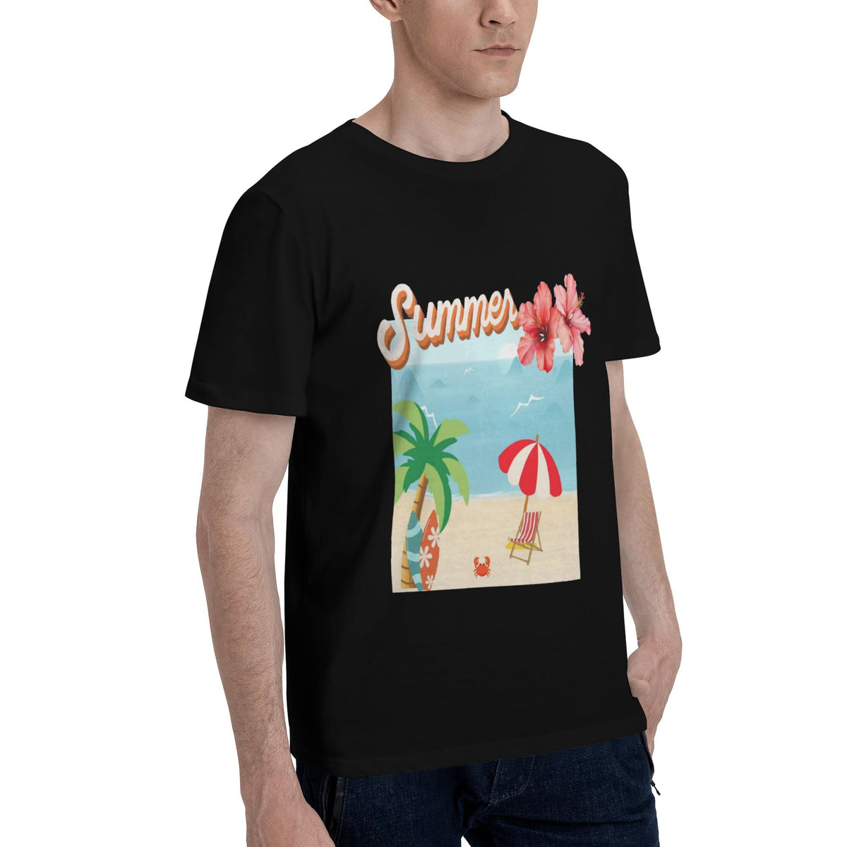 Beach Chair Umbrella Palm T-shirt