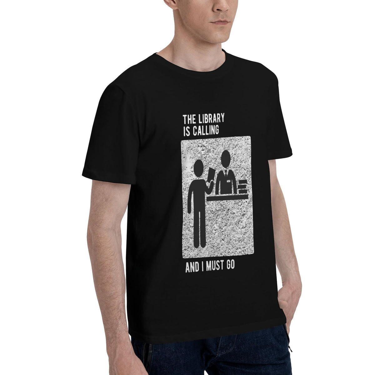 B&W sign: couple bench T-shirt