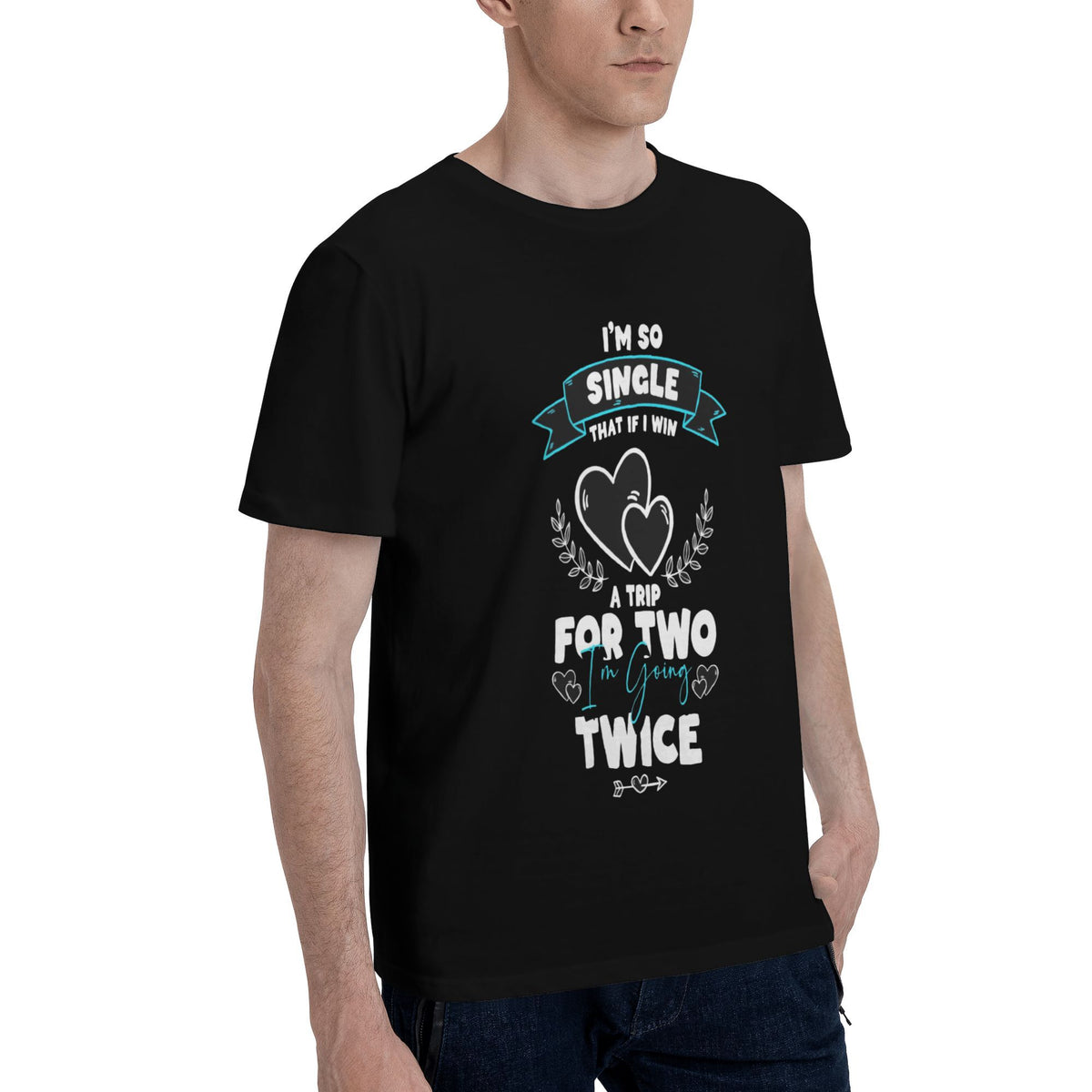 Blue & White Heart Logo T-shirt
