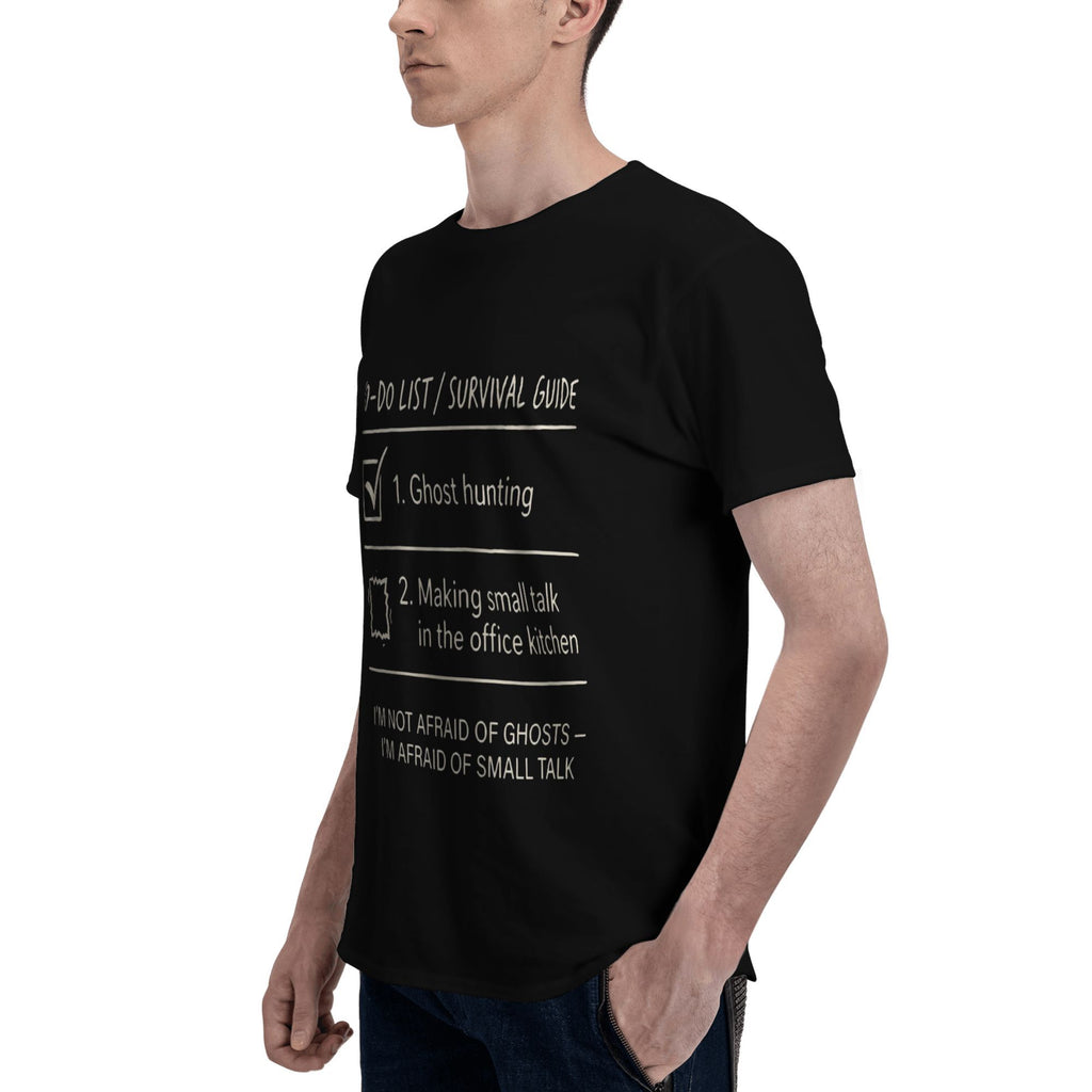 Monochrome word collage T-shirt