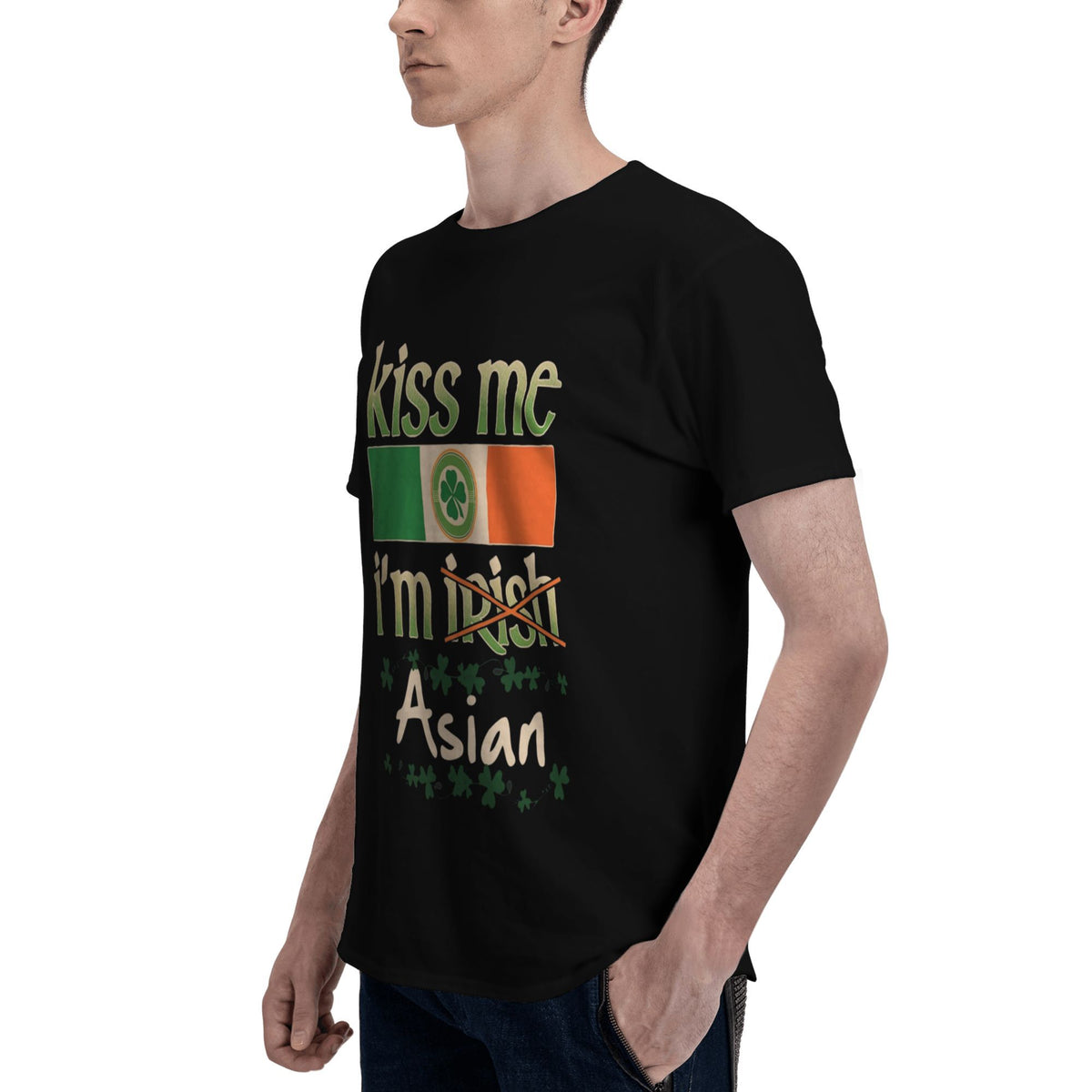 Kiss Me Irish Asian T-shirt
