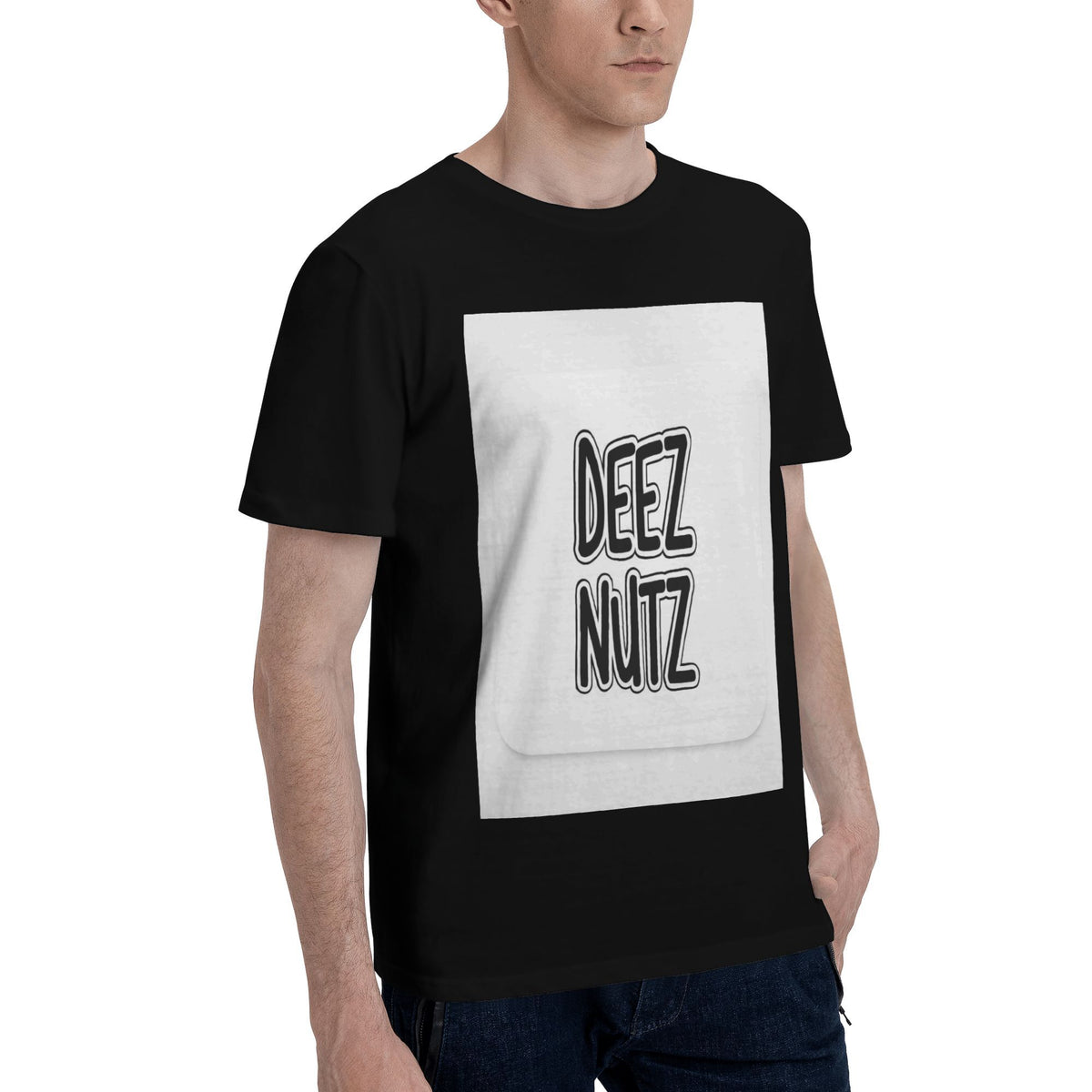 Mouse pad with deez nutz T-shirt