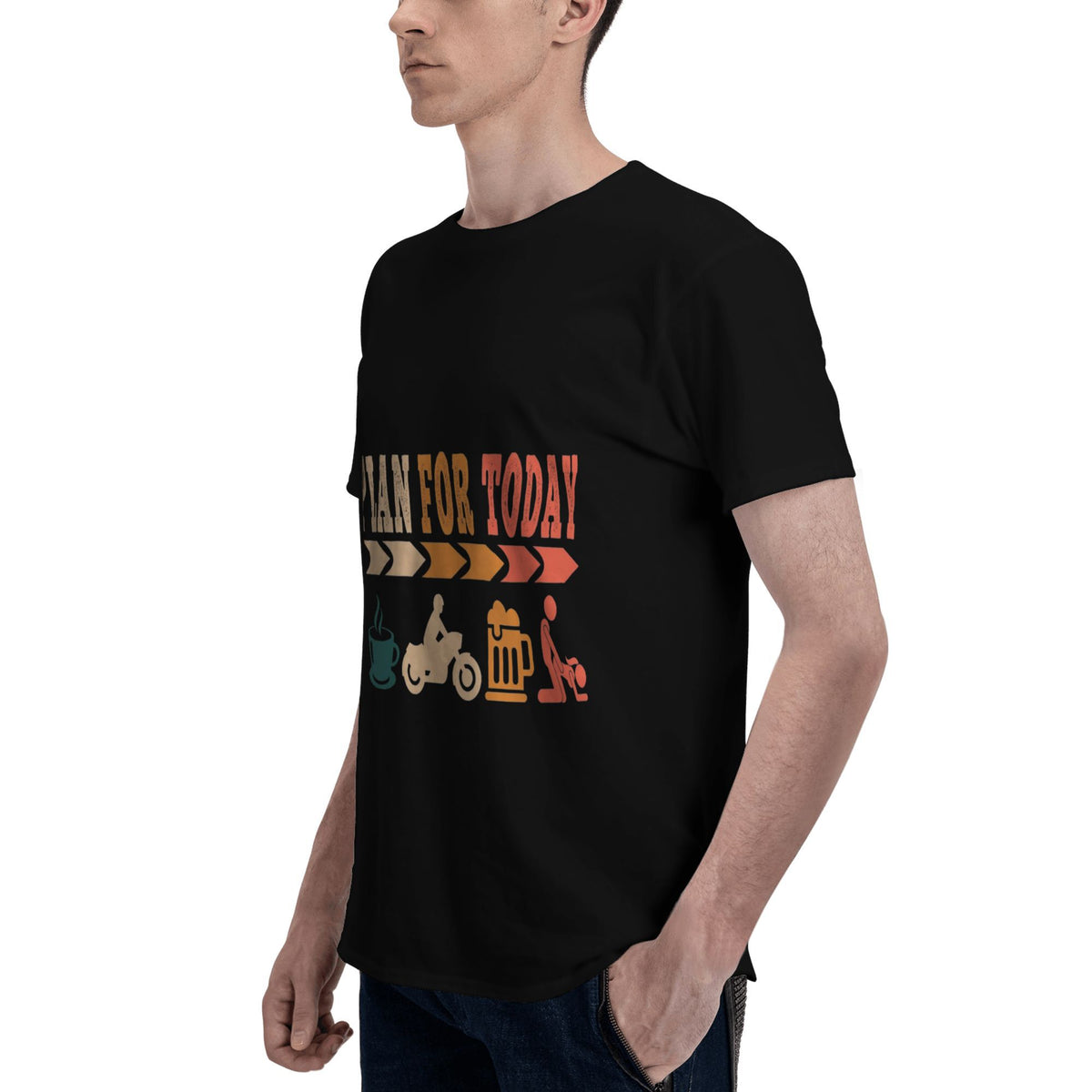 Plan For Today Text T-shirt