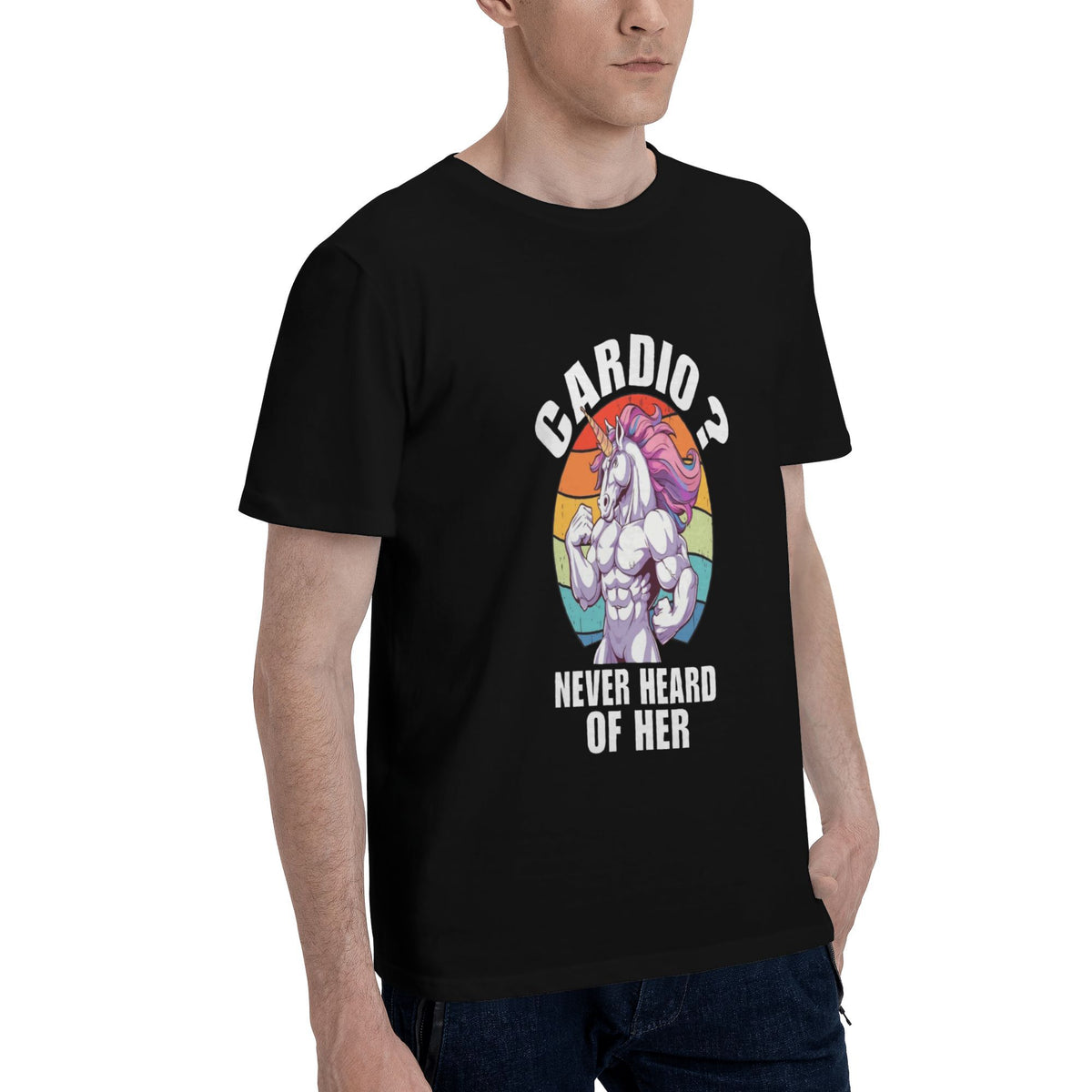 Unicorn pink mane sunset T-shirt