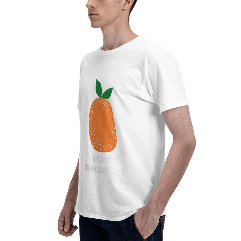 Orange with green leaf T-shirt