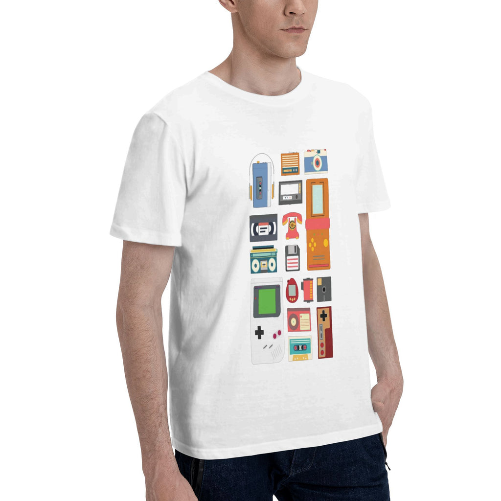 Video game consoles lined up T-shirt