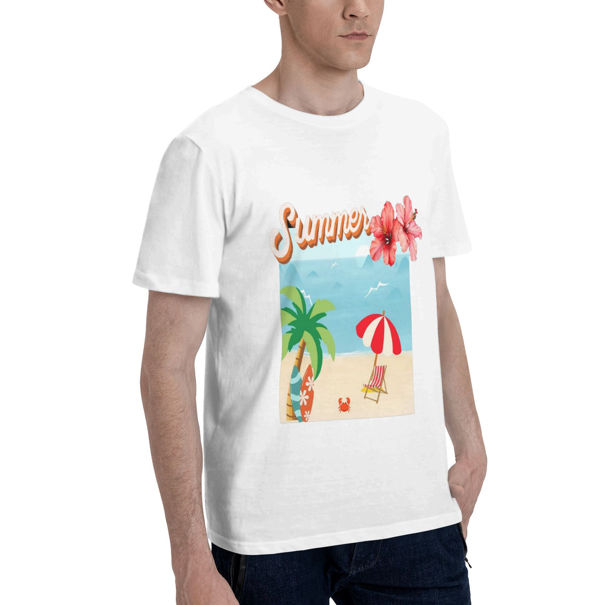 Beach Chair Umbrella Palm T-shirt