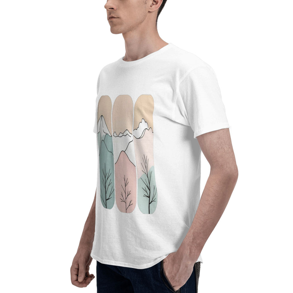 Tree Bookmarks on Black T-shirt