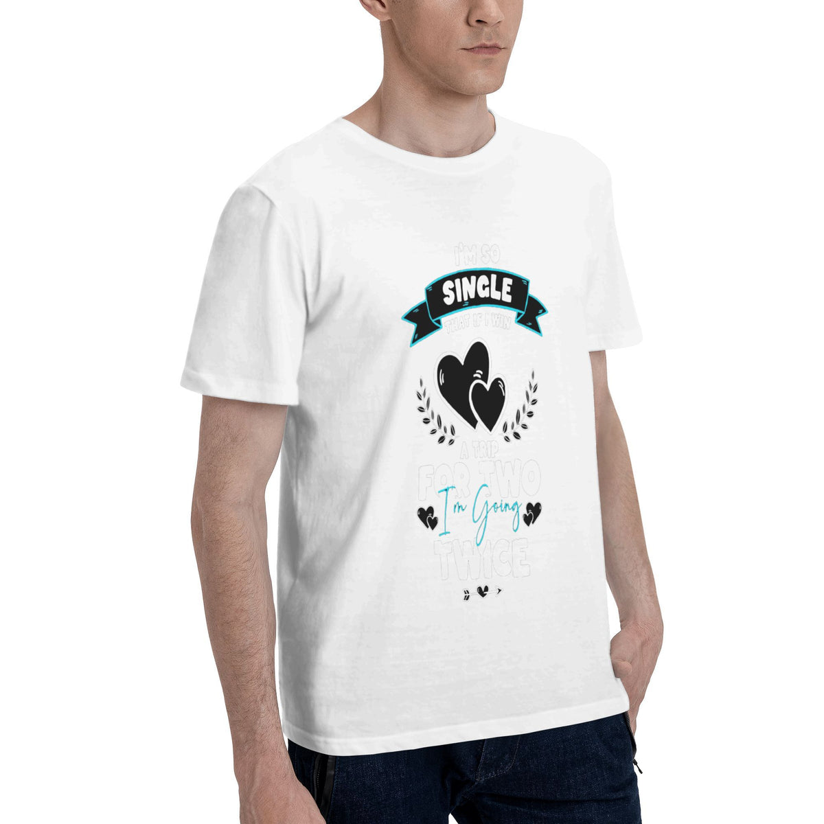 Blue & White Heart Logo T-shirt