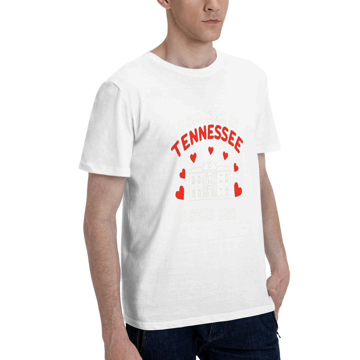 People before White House T-shirt