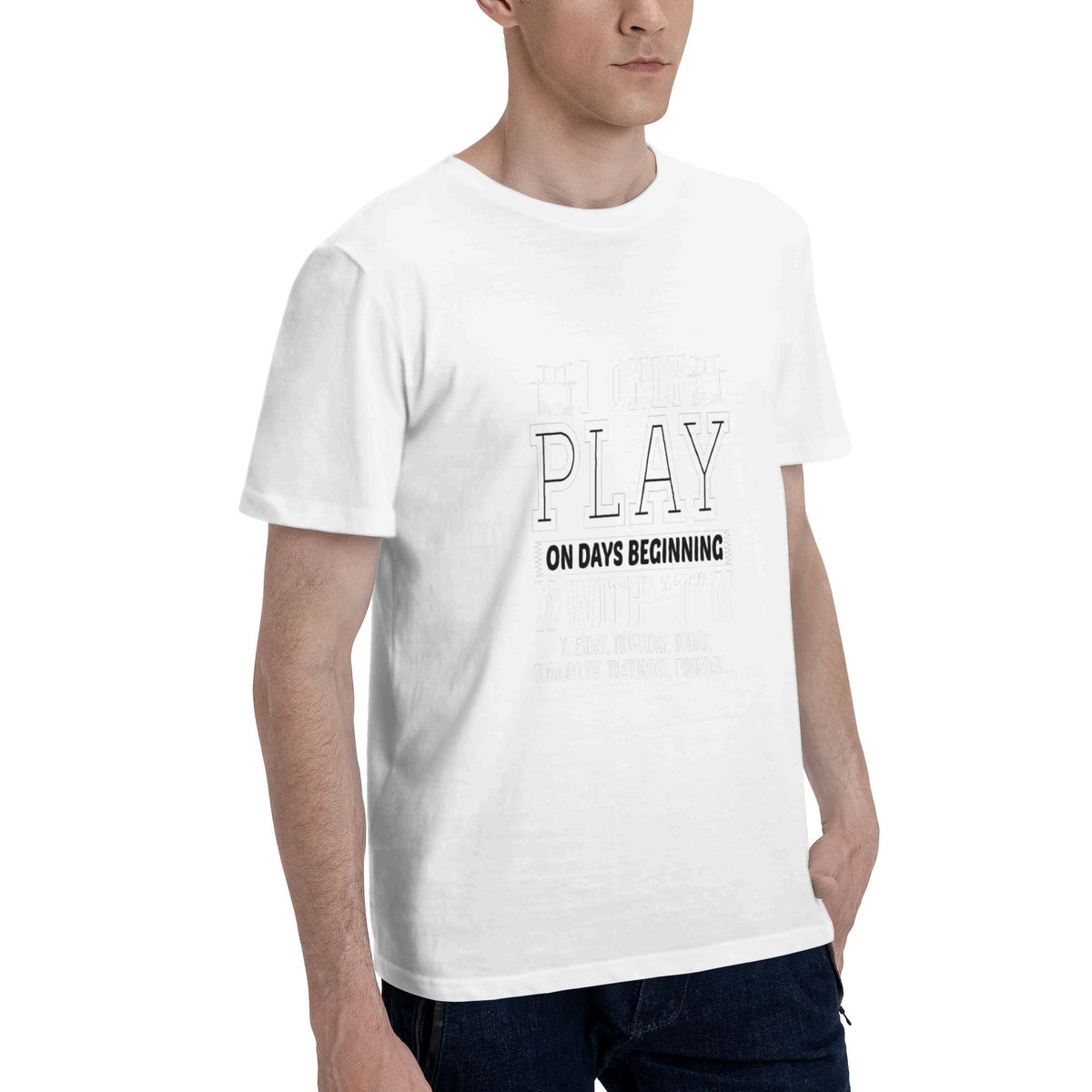 I don't play sign T-shirt