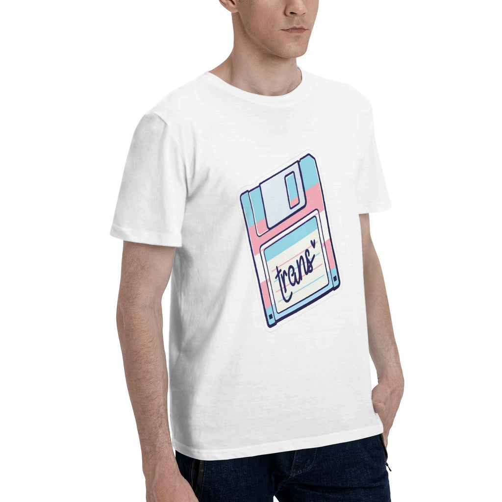 floppy disk with trans T-shirt