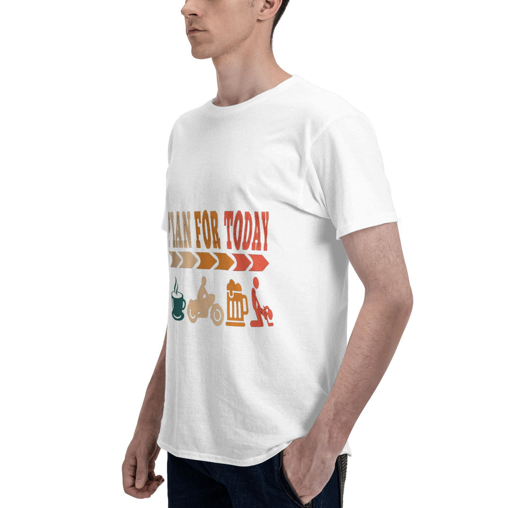 Plan For Today Text T-shirt