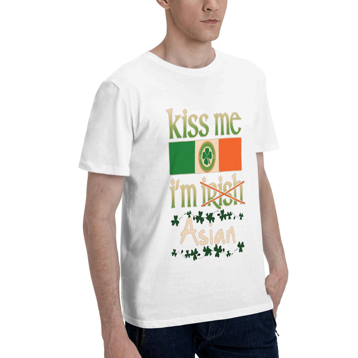 Kiss Me Irish Asian T-shirt