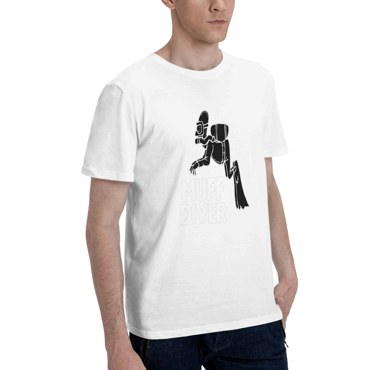 Dog Jumping Duff Dive T-shirt