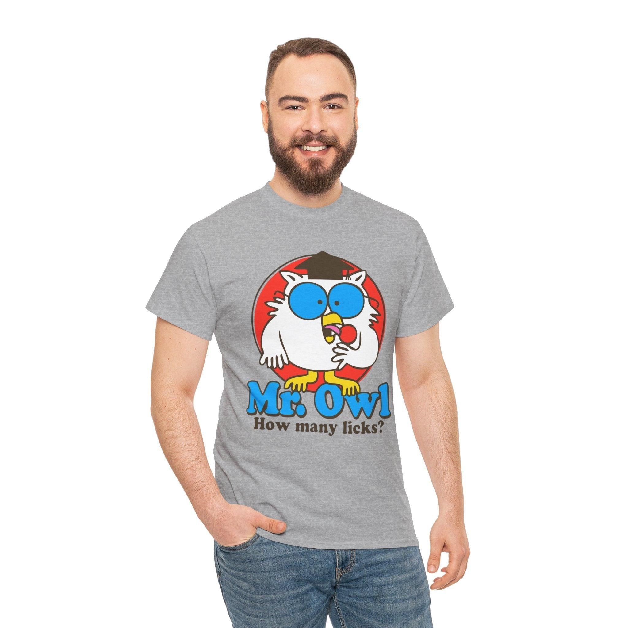 Vintage Owl T-Shirt, Retro Graphic Tee, Nostalgic Cotton Shirt, Classic Old TV Ad, Funny Bird Top
