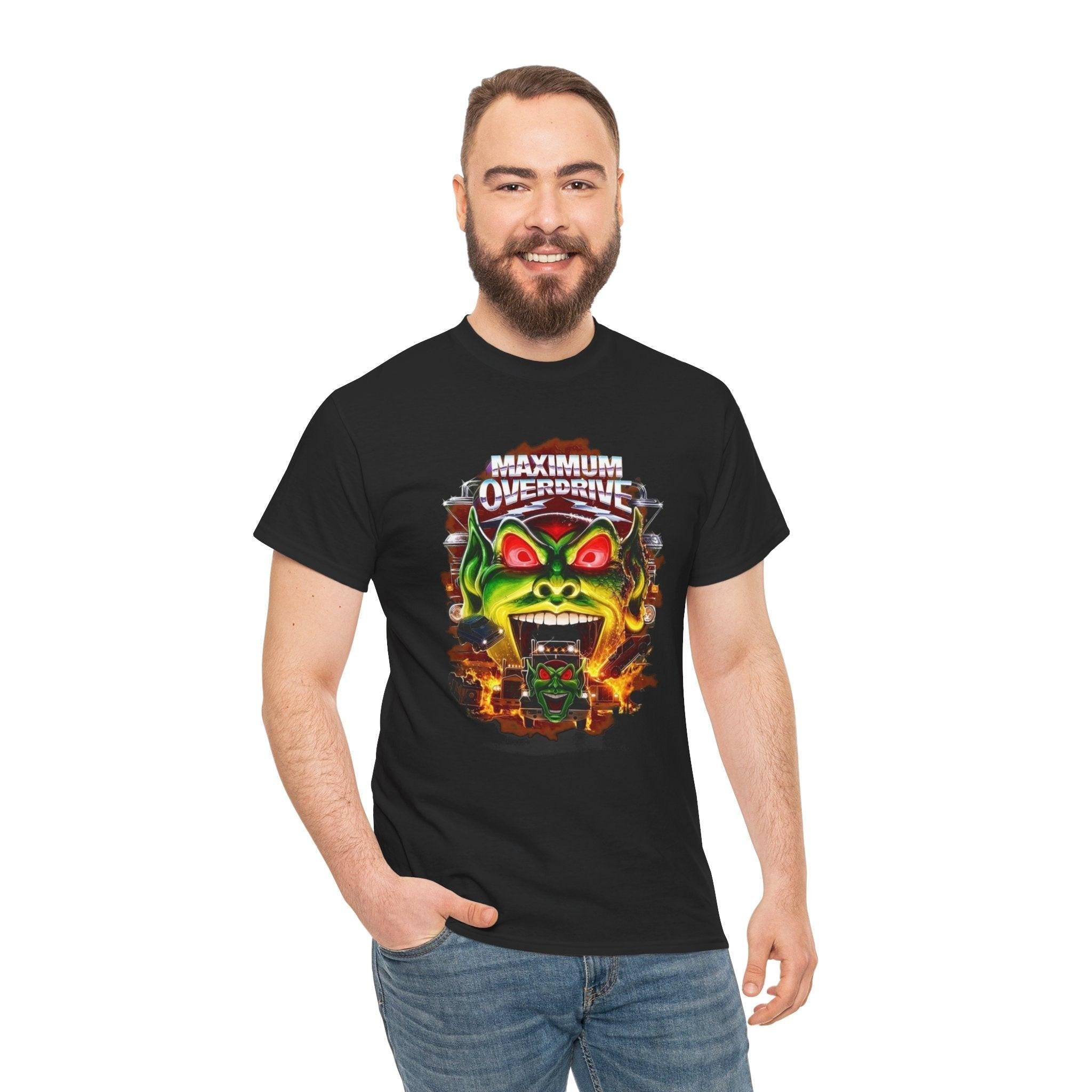 Maximum Overdrive Tee, Classic Film Shirt, Retro Cinema T-Shirt, Horror Movie Top, Vintage Scary Movie Clothing