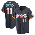 Mens #11 Yu Darvish  San Diego Padres Baseball Jersey