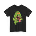 Retro Slimer Goofy Tee, Perfect for Halloween, Ghostbusters Fans, Movie Night, Casual Wear, Unisex Tee, Gift for Nerds