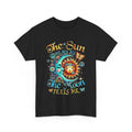 Celestial Vibes T-Shirt, Healing Sun and Moon Tee, Lunar Phases Shirt, Night Sky Top, Empowering Unisex Cotton Tee