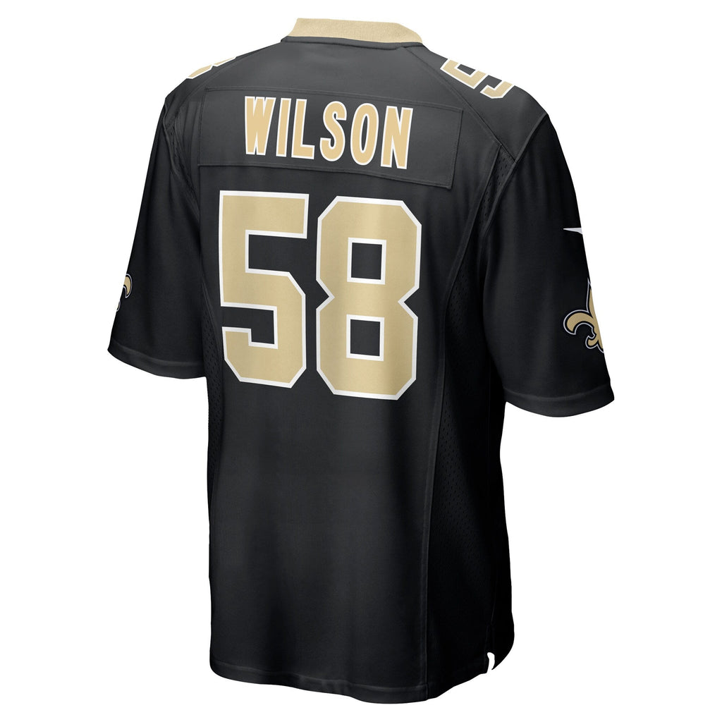 Eric Wilson New Orleans Saints Nike Game   Jersey - Black
