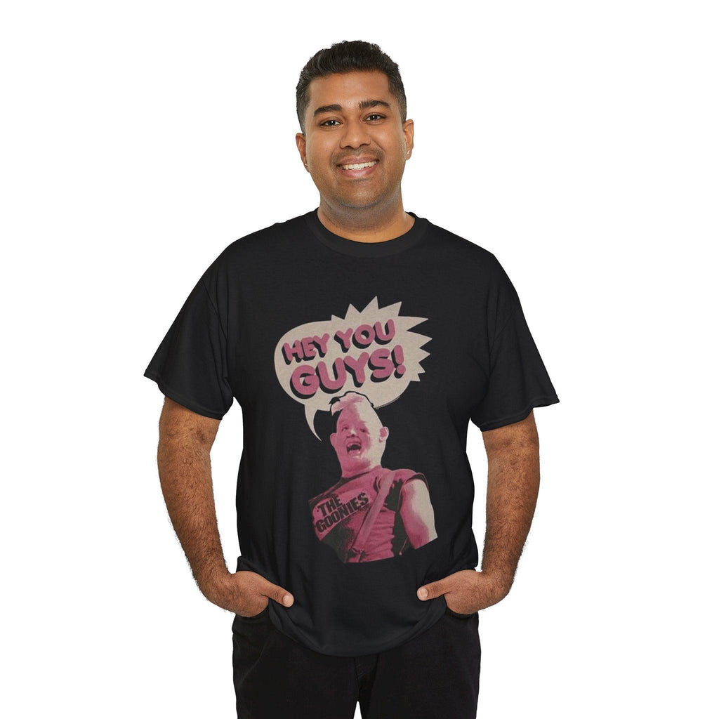 Sloth Graphic Tee, Unisex Shirt, Hey you Guys, Goonies Movie, Cute Animal Shirt, Funny Quote Tee