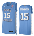 Men's #15 Jarin Stevenson North Carolina Tar Heels College Basketball Jersey