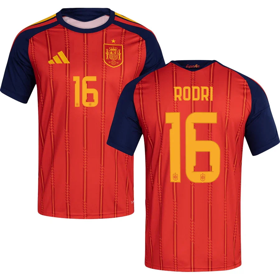Men’s #16 Rodri 2026 World Cup Spain Jersey