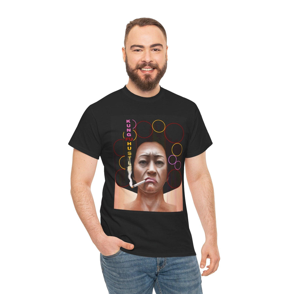 Kung Fu Hustle Landlady Tee, Martial Arts Movie Shirt, Unisex Graphic Tee, Cute Funny T-Shirt, Vintage Film Tee, Retro Tee