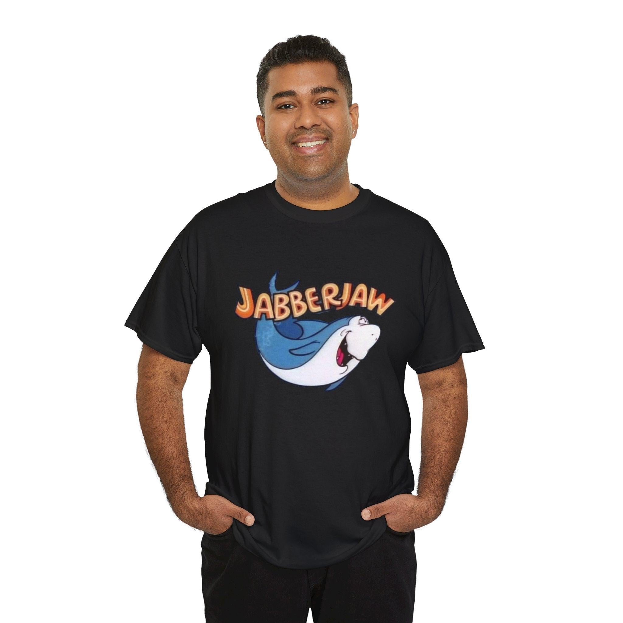 Jabberjaw Unisex Tee, Shark Lover Shirt, Ocean Animal Graphic Top, Retro Cartoon T-Shirt, Beach Gift Apparel