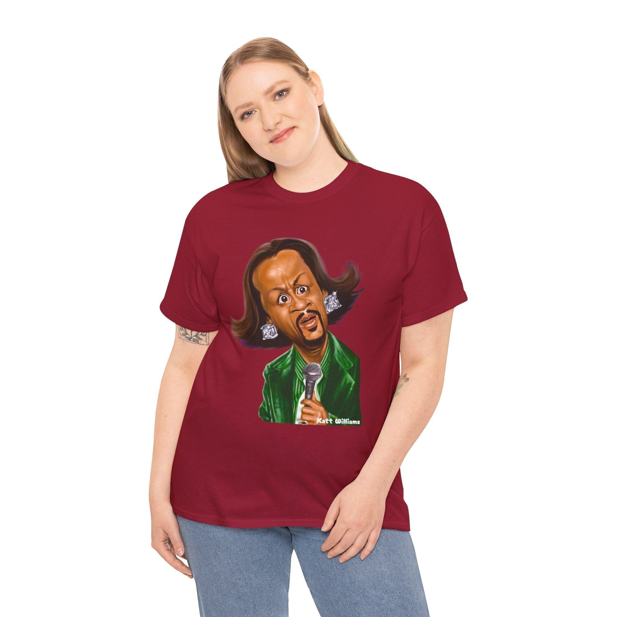 Katt Williams Cartoon Pimp Chronicles Unisex Heavy Cotton Tee, T-Shirt, Funny Comedian Shirt, Stand Up Comedy Gift, Urban Streetwear Top