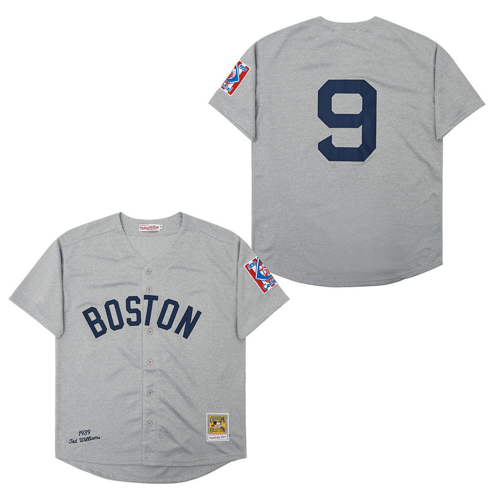 Men's #9 Ted Williams Boston Red Sox Baseball Jersey