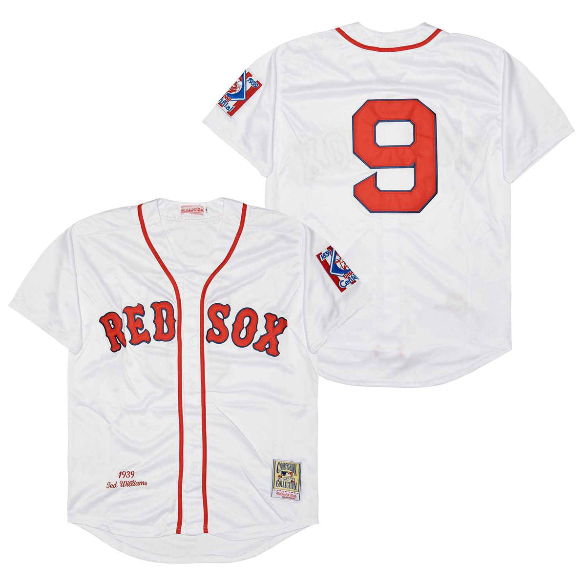 Men's #9 Ted Williams Boston Red Sox Baseball Jersey
