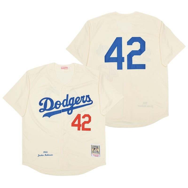 Men's #42 Jackie Robinson Los Angeles Dodgers Baseball Jersey