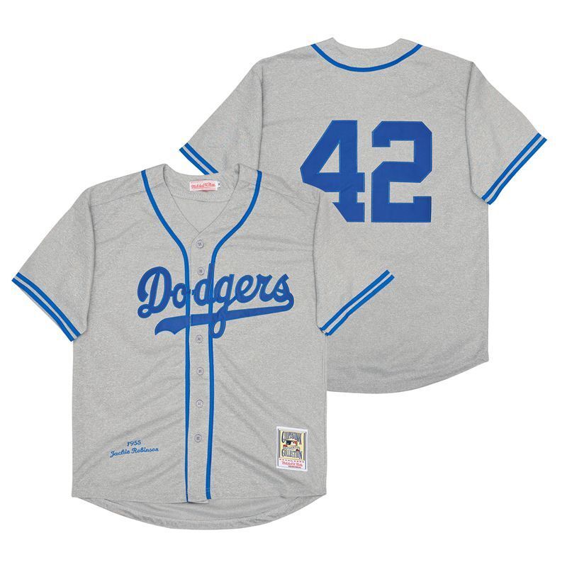 Men's #42 Jackie Robinson Los Angeles Dodgers Baseball Jersey