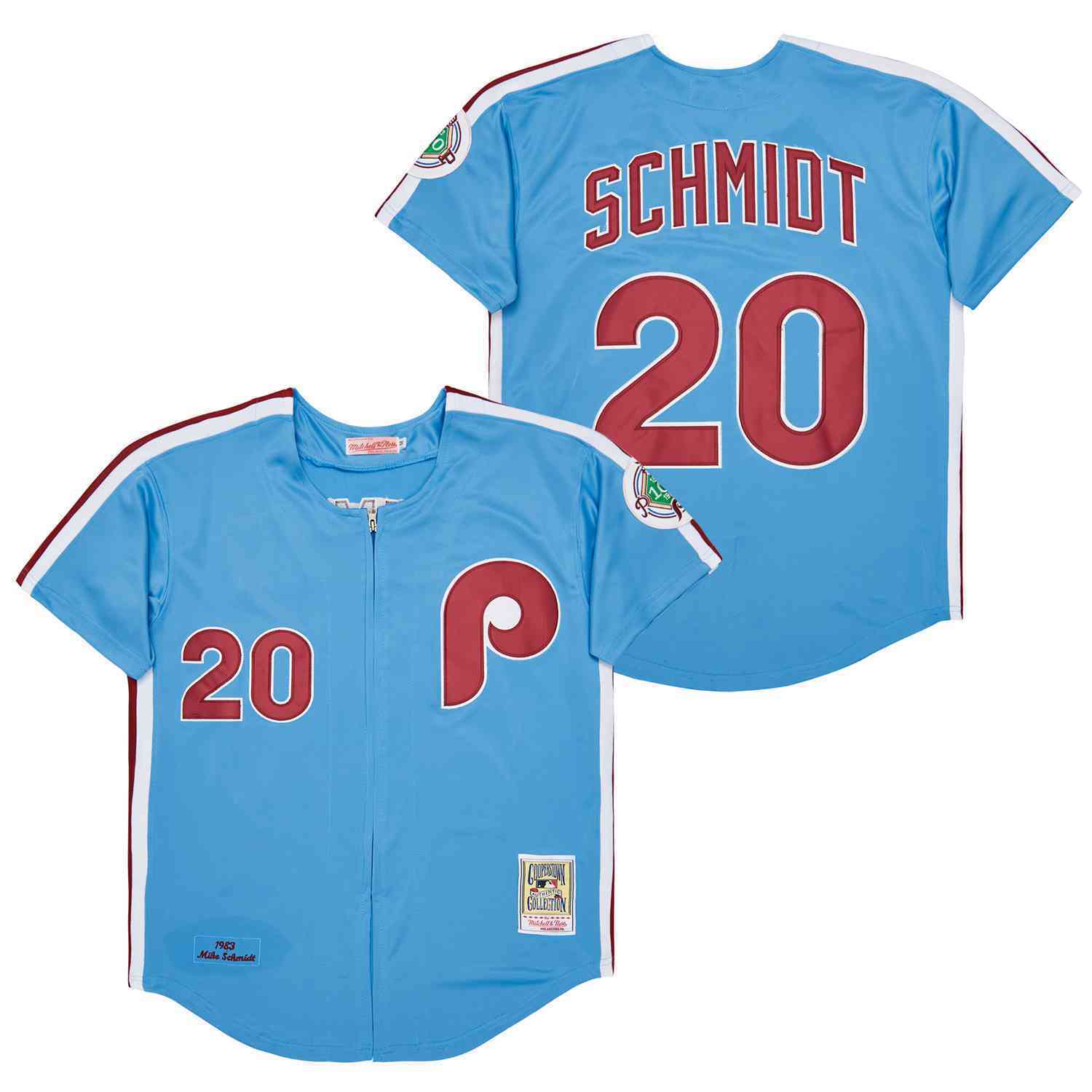 Men’s #20 Mike Schmidt Philadelphia Phillies Baseball Jersey