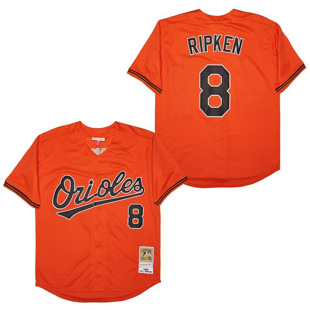 Men's #8 Cal Ripken Baltimore Orioles  Baseball Jersey
