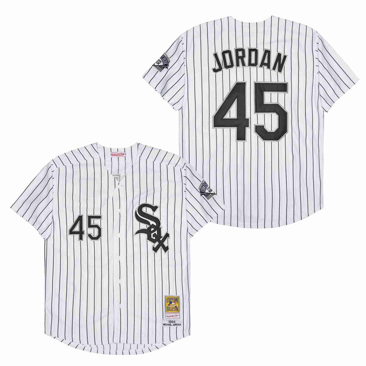 Mens #45 Michael Jordan Chicago White Sox Baseball Jersey