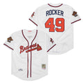 Men's #49 John Rocker Atlanta Braves Baseball Jersey
