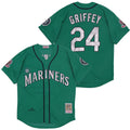 Men's #24 Ken Griffey Seattle Mariners Baseball Jersey