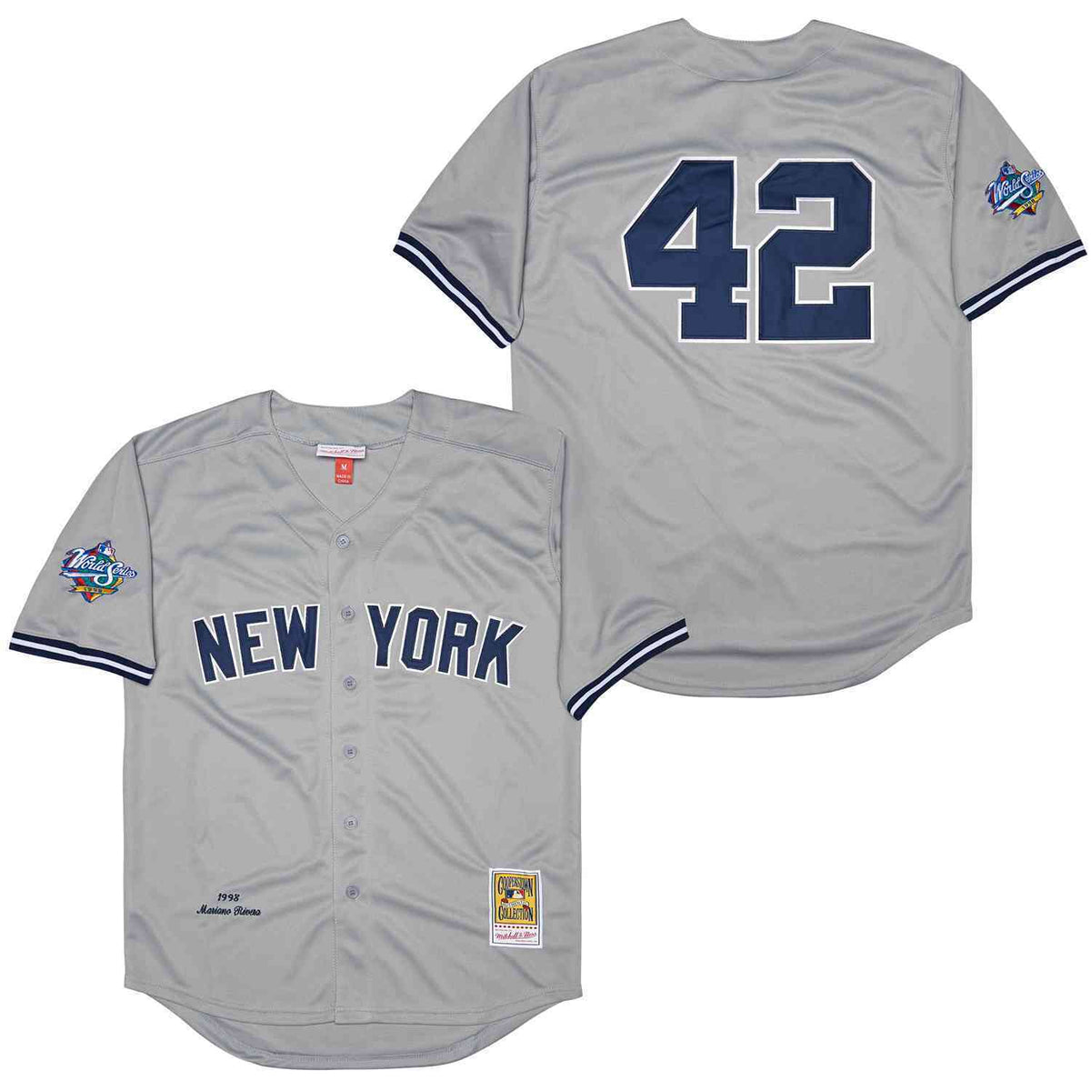 Men's New York Yankees #42 Mariano Rivera Baseball Jersey