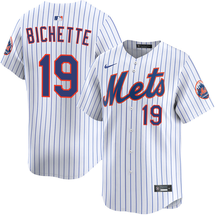 Men's #19 Bo Bichette New York Mets Baseball Jersey
