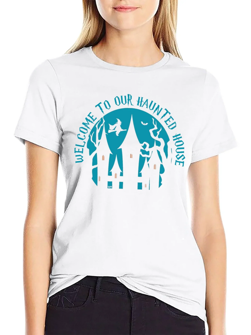 Haunted House Graphic Tee