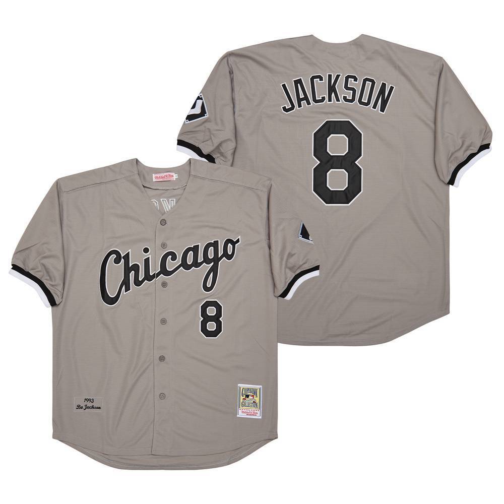 Mens #8 Bo Jackson Chicago White Sox Baseball Jersey