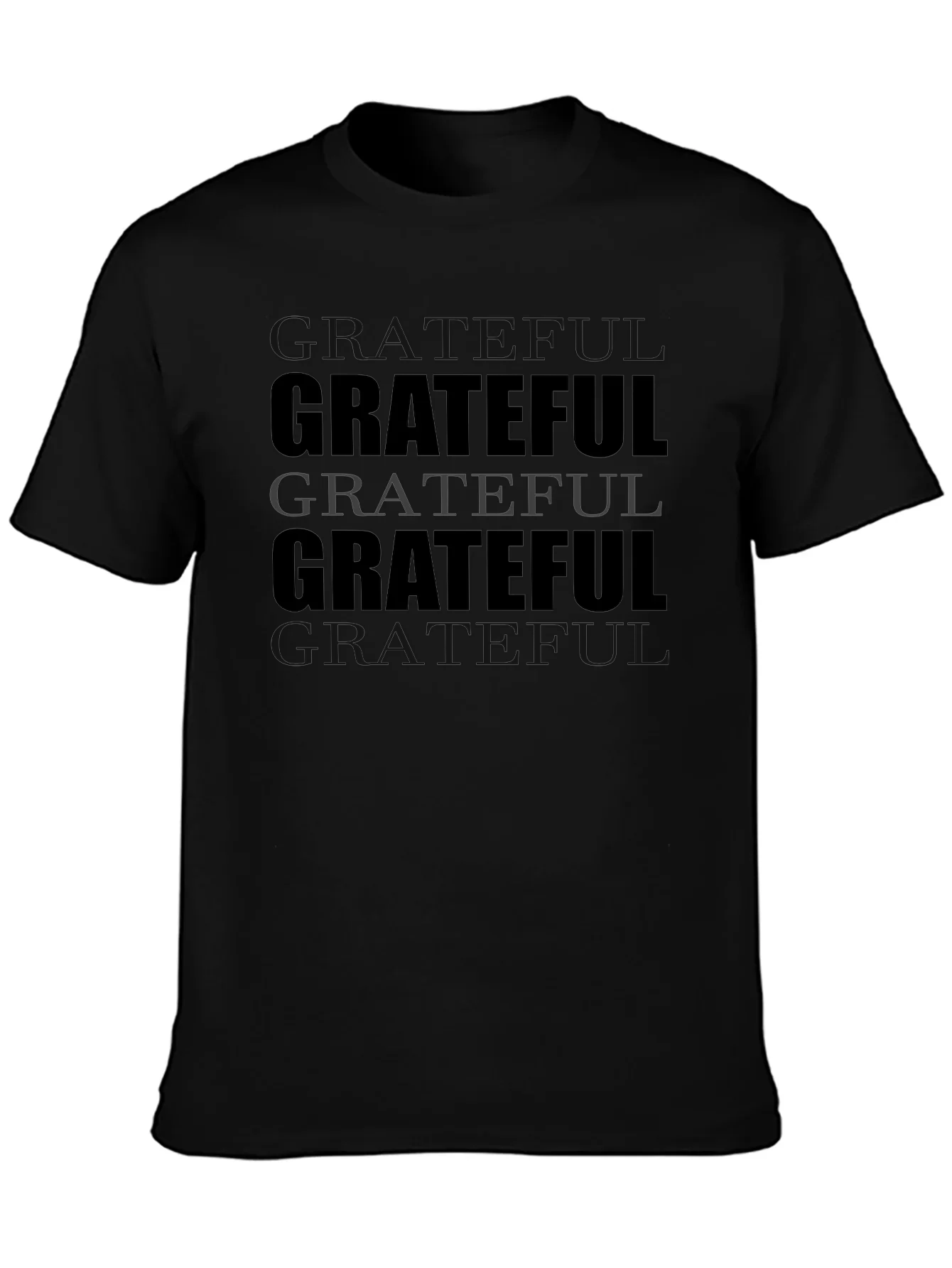 Grateful Graphic Tee - Soft Cotton Comfort