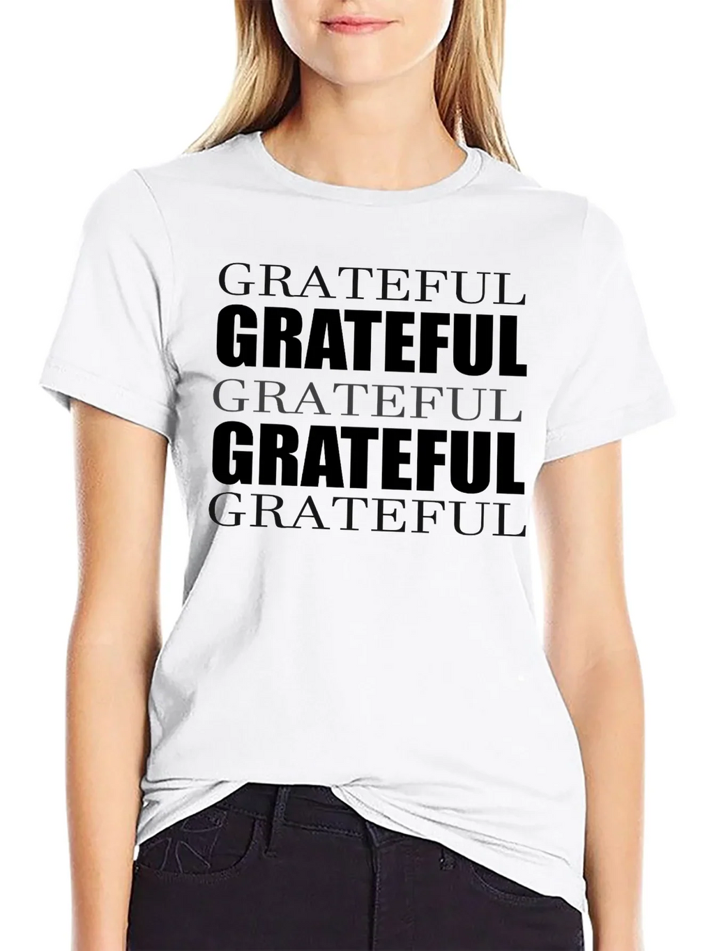 Grateful Graphic Tee - Soft Cotton Comfort