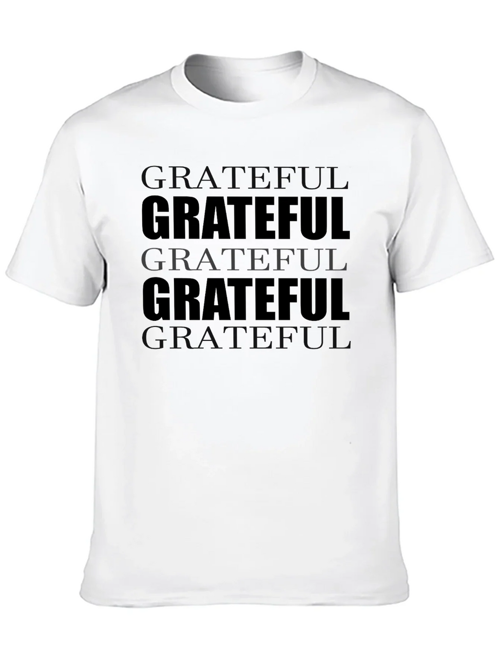 Grateful Graphic Tee - Soft Cotton Comfort