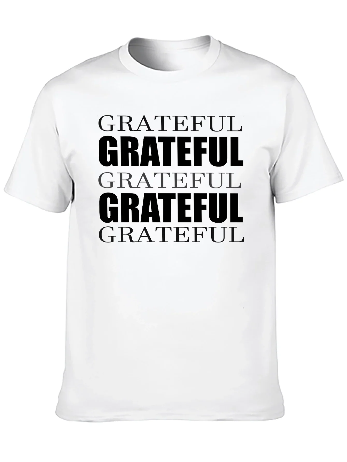 Grateful Graphic Tee - Soft Cotton Comfort